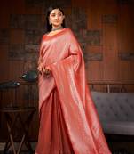 Woven Kanjivaram WOVEN SILK BLEND Saree Special Wedding Edition