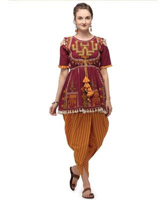 Tiger Patta cotton Dhotis 3
