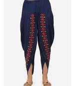 Navy Blue Fancy cotton Dhotis