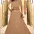 Peach thread embroidered crepe semi stitched lehenga