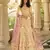 Yellow sequins embroidered art silk semi stitched lehenga