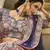 Navy blue thread with Sequins embroidered net semi stitched wedding lehenga