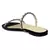 Classic Embellished Flat Slides in Black