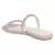 Classic Embellished Flat Slides in Blush