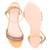 Handcrafted Studded Block Heeled Sandals in Mustard