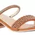 Handcrafted Embellished Sandals in Tan