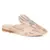 Pink Satin Embellished Handcrafted Mules
