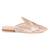 Pink Satin Embellished Handcrafted Mules