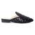 Black Sequin Embellished Handcrafted Mules