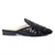 Black Sequin Embellished Handcrafted Mules