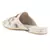 Beige Butta Embroidered Mules