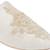 Beige Embroidered Patch Mules
