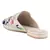Beige Floral Embroidered Mules