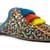 Colorful Handwoven Flat Mules With Tassels
