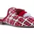 Red Woven Flat Mules With Tassels