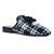Black Woven Flat Mules With Tassels