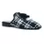 Black Woven Flat Mules With Tassels