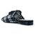 Black Woven Flat Mules With Tassels