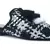 Black Woven Flat Mules With Tassels