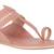 Handcrafted Blush Cut Work Kolhapuri Flats