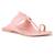 Handcrafted Pink Cut Work Kolhapuri Flats