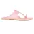 Handcrafted Pink Cut Work Kolhapuri Flats