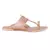 Handcrafted Rose Gold Cut Work Kolhapuri Flats