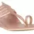 Handcrafted Rose Gold Cut Work Kolhapuri Flats