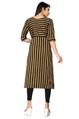 black stitched cotton kurti 2