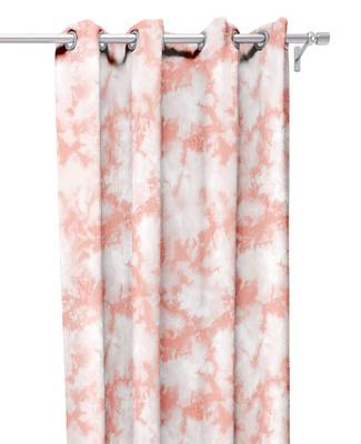 Peach Polyester Digtal Printed Curtain 3