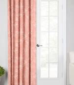 Light Orange Polyester Digtal Printed Curtain