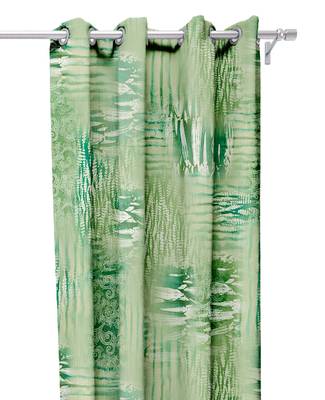 Green Polyester Digtal Printed Curtain 3