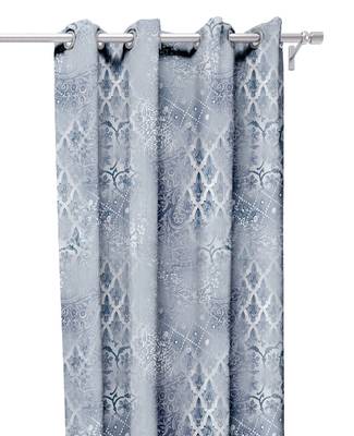 Grey Polyester Digtal Printed Curtain 3