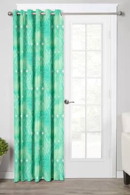Ivory Polyester Digtal Printed Curtain 1