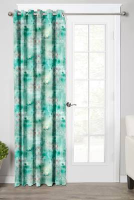 Light Green Polyester Digtal Printed Curtain 1