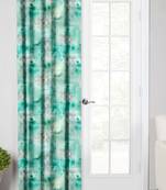 Light Green Polyester Digtal Printed Curtain