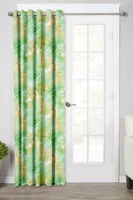 Green Polyester Digtal Printed Curtain 1