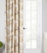 Beige Polyester Digtal Printed Curtain