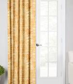 Yellow Polyester Digtal Printed Curtain