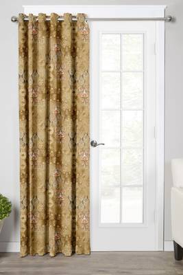 Mehndi Polyester Digtal Printed Curtain 1
