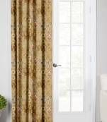 Mehndi Polyester Digtal Printed Curtain