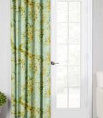 Green Polyester Digtal Printed Curtain