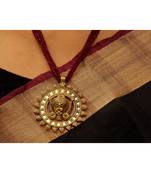 Maroon crystal necklaces