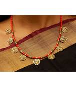 Red coral necklaces
