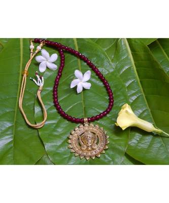 Maroon onyx necklaces 3