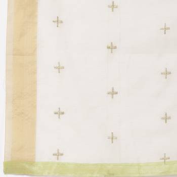 Green embroidered chanderi salwar 4