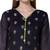 Blue embroidered banarasi silk salwar