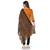 Orange embroidered banarasi silk salwar
