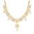 Gold pearl necklace sets