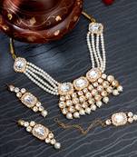 White pearl necklace sets